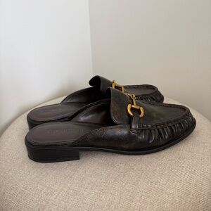 Steve Madden Brown Horse-bit Slip-on Loafers